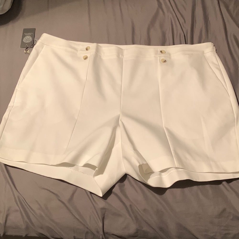 Vince Camuto white shorts